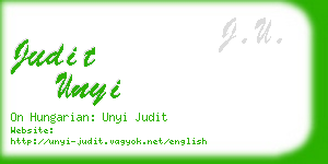 judit unyi business card